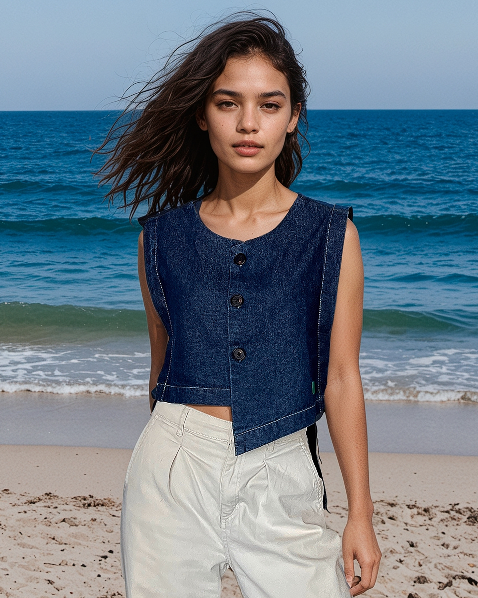 dark-indigo-geometric-crop-top-front-view